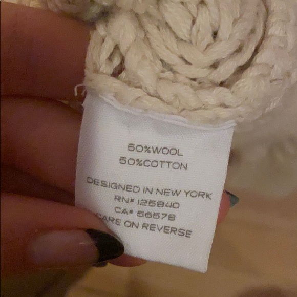 Intermix off the shoulder wool knitted sweater - Picture 7 of 7